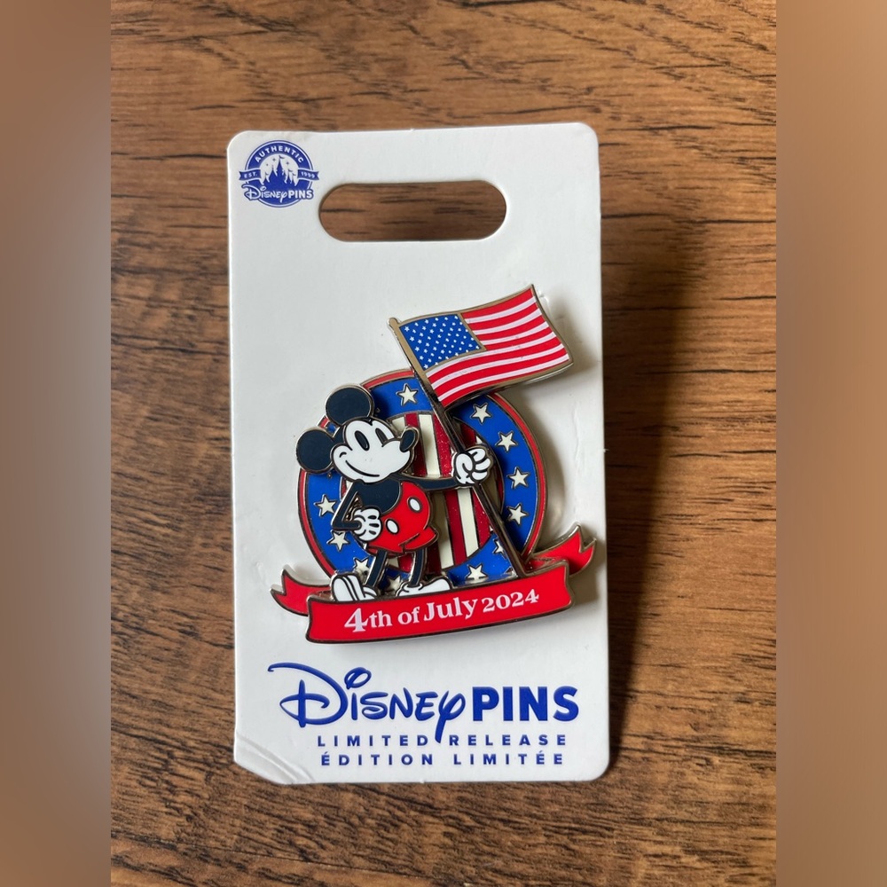 Mickey 2024 Fourth of July pin